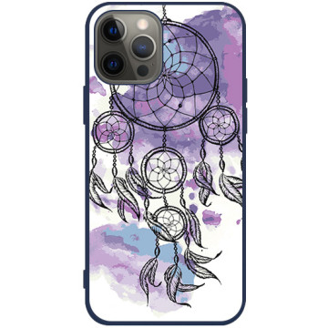 Phone case - casey Soft Flex Design - Folk & Dreamcatcher - Dreamcatcher - navy blue