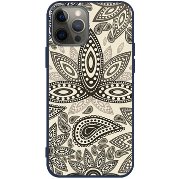 Phone case - casey Soft Flex Design - Folk & Dreamcatcher - Indian designs - navy blue
