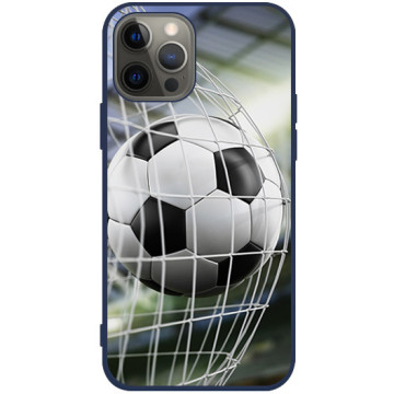 Phone case - casey Soft Flex Design - Football - Gool - navy blue