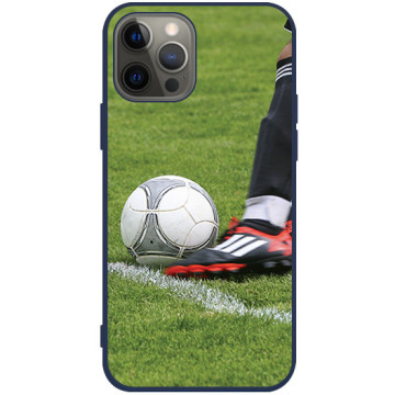 Phone case - casey Soft Flex Design - Football - Ball in the game - navy blue