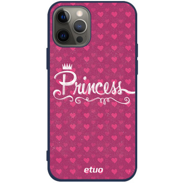 Phone case - casey Soft Flex Design - Forever Young - Princess - navy blue