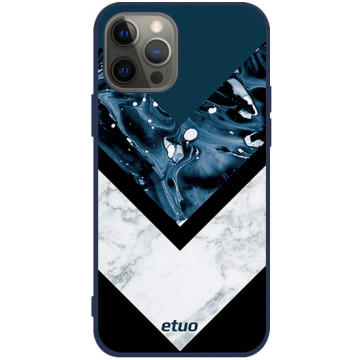 Phone case - casey Soft Flex Design - Chic Design - Symmetrical Navy Blue - navy blue
