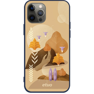 Etui na telefon - casey Soft Flex Design - Autumn melancholy - Sandra Chojecka The harmony of the forest - granatowy