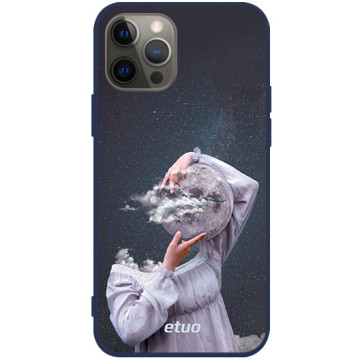 Etui na telefon - casey Soft Flex Design - Collages - Kamila Lenarcik Romantic full moon - granatowy