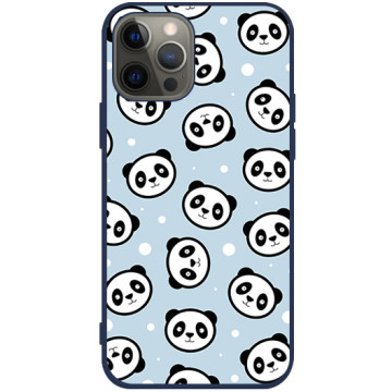 Phone case - casey Soft Flex Design - Panda - Stock of panda - navy blue
