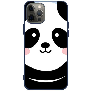 Phone case - casey Soft Flex Design - Panda - Big panda - navy blue