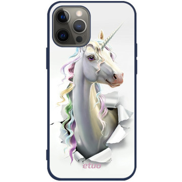 Phone case - casey Soft Flex Design - Unicorn - Unicorn - navy blue
