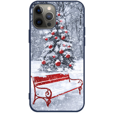 Phone case - casey Soft Flex Design - Christmas gift - Bench - navy blue