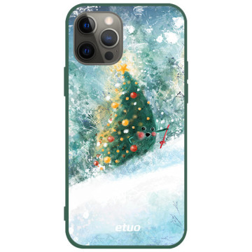 Etui na telefon - casey Soft Flex Design - Merry Christmas - Anna Maria Draws Christmas tree - zielony