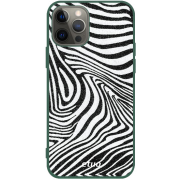 Phone case - casey Soft Flex Design - Animal Pattern - Zebra theme - green