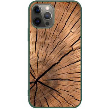 Phone case - casey Soft Flex Design - Wood - Wood grain - green