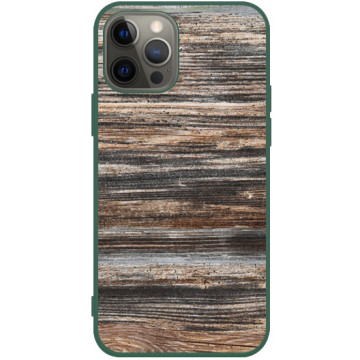 Phone case - casey Soft Flex Design - Wood - Exotic wood - green