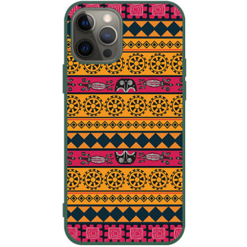 Phone case - casey Soft Flex Design - Folk & Dreamcatcher - Aztec folk - green