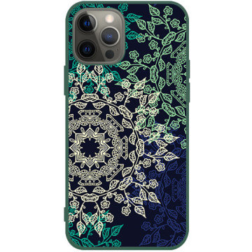 Phone case - casey Soft Flex Design - Folk & Dreamcatcher - Mandalas - green