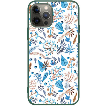 Phone case - casey Soft Flex Design - Folk & Dreamcatcher - Leaves and berries - green
