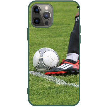 Phone case - casey Soft Flex Design - Football - Ball in the game - green