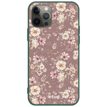 Etui na telefon - casey Soft Flex Design - Flora - Kasiags Pastell Flora - zielony