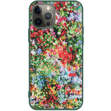 Phone case - casey Soft Flex Design - Floral Case - Flower meadow - green