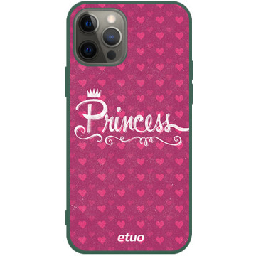 Phone case - casey Soft Flex Design - Forever Young - Princess - green