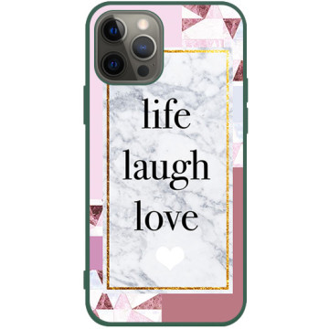 Phone case - casey Soft Flex Design - Chic Design - Love Marble - green