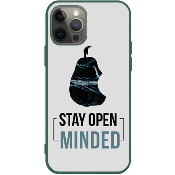 Phone case - casey Soft Flex Design - Chic Design - Open Mind - green