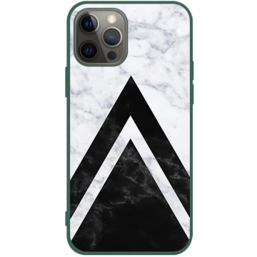 Phone case - casey Soft Flex Design - Geometric - Geometric marble - green