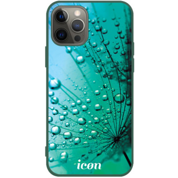 Phone case - casey Soft Flex Design - Icon Eco Style - Marine drops - green