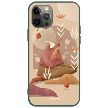 Etui na telefon - casey Soft Flex Design - Autumn melancholy - Sandra Chojecka Autumn dreams - zielony