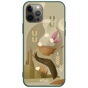 Etui na telefon - casey Soft Flex Design - Autumn melancholy - Sandra Chojecka The flavors of autumn - zielony