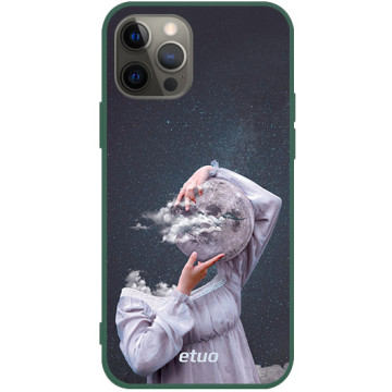 Etui na telefon - casey Soft Flex Design - Collages - Kamila Lenarcik Romantic full moon - zielony