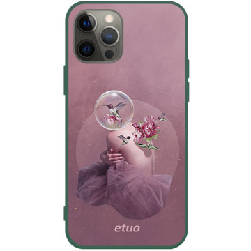 Etui na telefon - casey Soft Flex Design - Collages - Kamila Lenarcik A mysterious ballerina - zielony