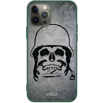Phone case - casey Soft Flex Design - Military - Army skull - green