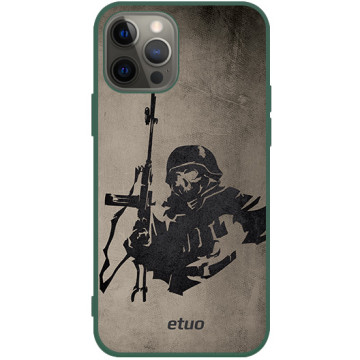Phone case - casey Soft Flex Design - Military - Commando - green