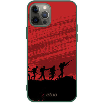 Phone case - casey Soft Flex Design - Military - War - green