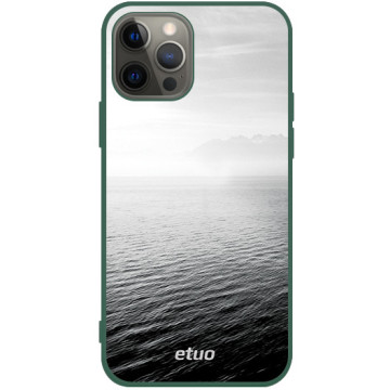Phone case - casey Soft Flex Design - Natural - Pacific Ocean - green