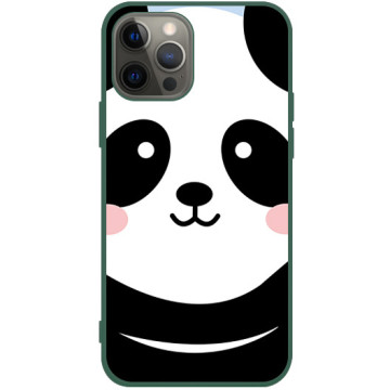 Phone case - casey Soft Flex Design - Panda - Big panda - green