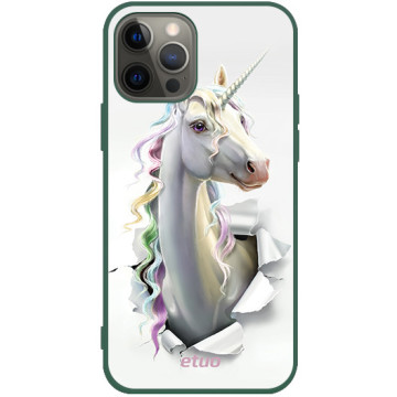 Phone case - casey Soft Flex Design - Unicorn - Unicorn - green