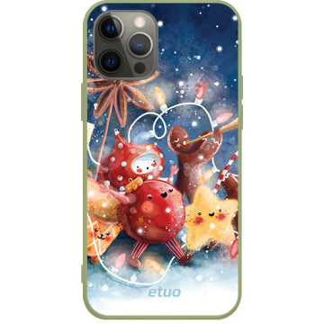 Etui na telefon - casey Soft Flex Design - Merry Christmas - Anna Maria Draws Christmas orchestra - khaki