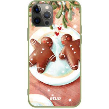 Etui na telefon - casey Soft Flex Design - Merry Christmas - Anna Maria Draws Sweet gingerbread - khaki
