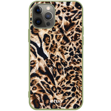 Phone case - casey Soft Flex Design - Animal Pattern - Case in leopard print - khaki
