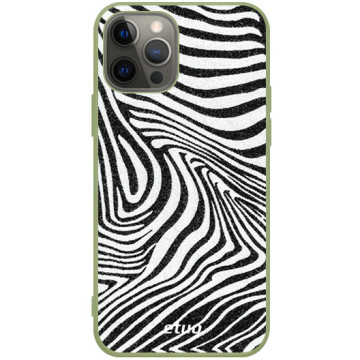 Phone case - casey Soft Flex Design - Animal Pattern - Zebra theme - khaki