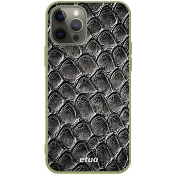 Phone case - casey Soft Flex Design - Animal Pattern - Crocodile effect - khaki