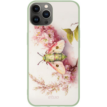 Etui na telefon - casey Soft Flex Design - Bloom & Buzz - Flower moth - khaki