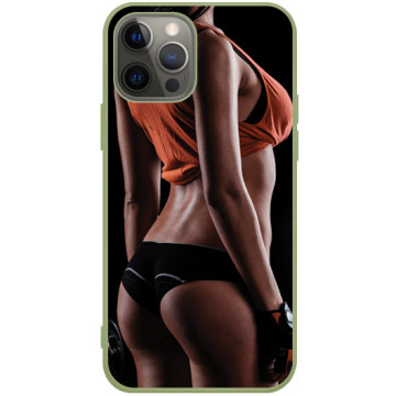 Phone case - casey Soft Flex Design - Gift for boyfriend - Fit girl - khaki