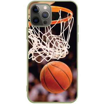 Phone case - casey Soft Flex Design - Gift for boyfriend - Ball basketball - khaki