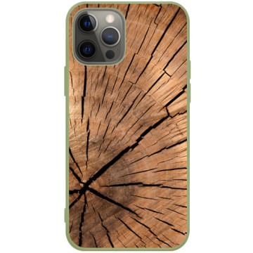 Phone case - casey Soft Flex Design - Wood - Wood grain - khaki