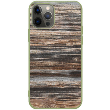 Phone case - casey Soft Flex Design - Wood - Exotic wood - khaki