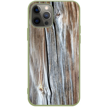 Phone case - casey Soft Flex Design - Wood - Natural wood - khaki