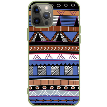Phone case - casey Soft Flex Design - Folk & Dreamcatcher - Model ethno - khaki