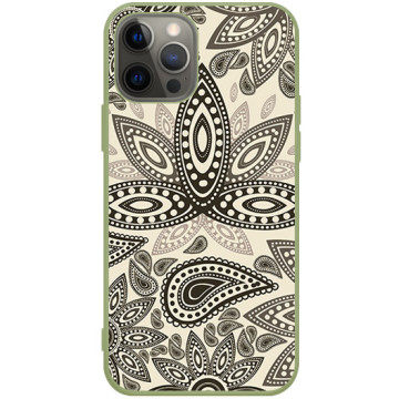 Phone case - casey Soft Flex Design - Folk & Dreamcatcher - Indian designs - khaki